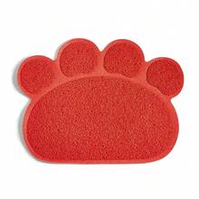 1片爪印宠物垫，PVC猫砂垫，猫抓垫，宠物食品垫，防尘地垫 - 彩色 - 查看 5