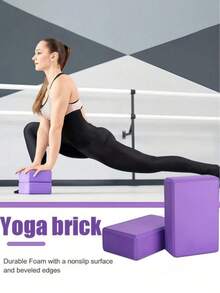 1 tấm thảm yoga bằng xốp mềm, chống trượt (dùng để giãn cơ chân), độ mềm và cứng vừa phải, bề mặt được xử lý bằng phương pháp phun cát chống trượt, thích hợp cho yoga. - Nhiều màu - Xem 6