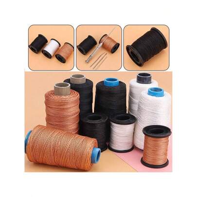 1 Roll (50m Or 300m) Heavy Duty Nylon Leather Sewing Waxed Thread, Suitable For Crafts Repair, Shoes Handmade Sewing Tools