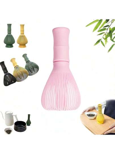 Matcha Whisk, Matcha Whisk With Whisk Holder, Handmade Traditional Japanese Tea Whisk, For Authentic Tea Preparation, Back To School Season