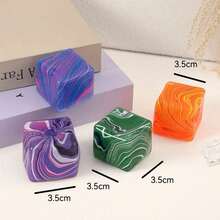 新款大理石冰块麻糬减压玩具 - 完美礼物 - 生日礼物 - 节日礼物 - 圣诞礼物，送给朋友的最佳节日礼物，派对装饰，完美的派对装饰，家居装饰，精美的房间装饰，情人节礼物，理想的朋友生日庆祝礼物，纪念品，女士纪念品，可爱美学风格，情人节，家居装饰 - 彩色 - 查看 5