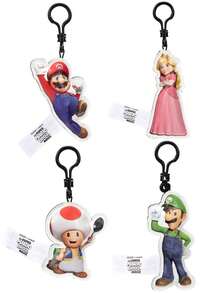 Jakks 任天堂 超级马里奥兄弟电影毛绒钥匙扣 8 厘米 - 彩色 - 查看 1
