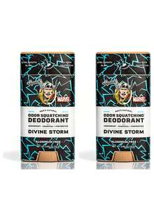 Dr. Squatch [2 Gói] Lăn khử mùi tự nhiên dành cho nam (Phiên bản giới hạn) Bricc Of The Dead 2.65oz/75g*2 - nhiều mùi hương - Xem 2