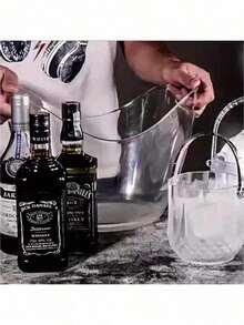 1个亚克力冰桶 - 透明香槟苏打饮料冷却器，透明派对饮料桶，食品级，是派对、酒吧和餐厅的理想之选 - 查看 7