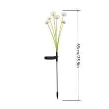 1/2个新款户外太阳能灯，太阳能6/8 LED水母/蘑菇灯，防水户外太阳能装饰灯，花园装饰灯，户外景观草坪灯，创意礼品，家居装饰礼品 - 地插矽膠蘑菇燈 - 查看 6
