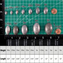 Olive-Shaped Lead Sinker, Freshwater & Saltwater Casting Rod, Bottom Fishing Tackle, Lead Sinker Weights For Freshwater & Saltwater Fishing - Multicolor - View 7