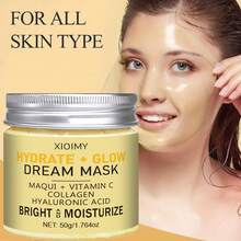 Xioimy 50克保湿亮肤维生素C面膜，富含维生素C和胶原蛋白，深层滋养、保湿、柔滑肌肤，令肌肤柔软有弹性，适合所有肤质。 - 數量 - 查看 8