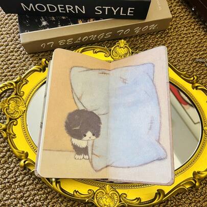 1pc Cute & Charming Animal Pattern Notebook, Thick Paper, Suitable For Office And Travel Use, Ideal Gift For Educators, Students And Animal Lovers - Birthday Diary