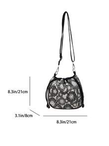 New Daisy Drawstring Phone Bag, Fashionable Versatile Shoulder Crossbody Bag, Street - Multicolor - View 6