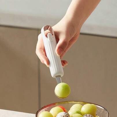 Cuchara de acero inoxidable para frutas, cuchara para helado, bola para sandía, cuchara para postre, herramienta boleadora para melón