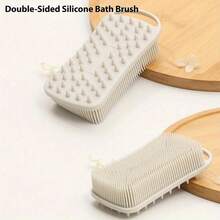 1 pieza Cepillo de masaje para el cuero cabelludo de silicona, que combina un diseño suave, una artesanía exquisita y un uso multifuncional, creado especialmente para infundir tu experiencia de baño con un lujo de nivel spa, promoviendo un cabello y una piel saludables. - A - Ver 1