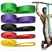 Multi-Layer TPE Resistance Bands, Home Yoga Pilates Assist Bands, Gym Pull-Up Training, 5-230lbs Resistance Bands Set, Strength Training Equipment, Weight Loss - Multicolor - View 3