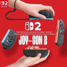 Joy-Con 2 Game Controller, Magnetic Connection Design, Durable, Motion Vibration, Plug And Play, Detachable Design, Dedicated For Nintendo Switch 2 Console, Official Japanese Version - View 4