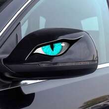 1 Fierce Eagle Eye Car Rearview Mirror Sticker, Waterproof Scratch-Resistant Creative Sticker - Hawkeye Stickers - View 4