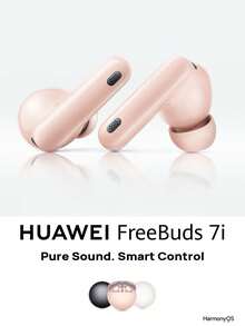Huawei FreeBuds 7i adalah earbud Bluetooth nirkabel dengan fitur peredam kebisingan. Earbud ini memiliki desain in-ear, peredam kebisingan dinamis cerdas, audio spasial definisi tinggi, daya tahan baterai yang lama, waktu siaga yang lebih panjang, panggilan senyap, perekaman suara jernih, Hi-Res Audio, empat ukuran ujung telinga, dan kompatibilitas dengan perangkat Bluetooth Android dan Apple. - View 1