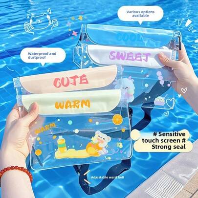 Túi đựng điện thoại chống nước có chức năng cảm ứng, dung tích lớn, thích hợp cho lặn biển, chèo thuyền vượt thác, bơi lội, túi đeo hông chống nước, vỏ điện thoại, túi đựng đồ, hộp bảo vệ chống nước đa năng di động, túi kín chống rơi, lý tưởng cho lặn biển, bãi biển, câu cá, các hoạt động ngoài trời, cắm trại và đạp xe.