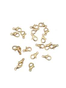 20pcs/Pack Silver Tone Alloy Lobster Clasps, Suitable For Jewelry Making - Lobster Clasp - View 9