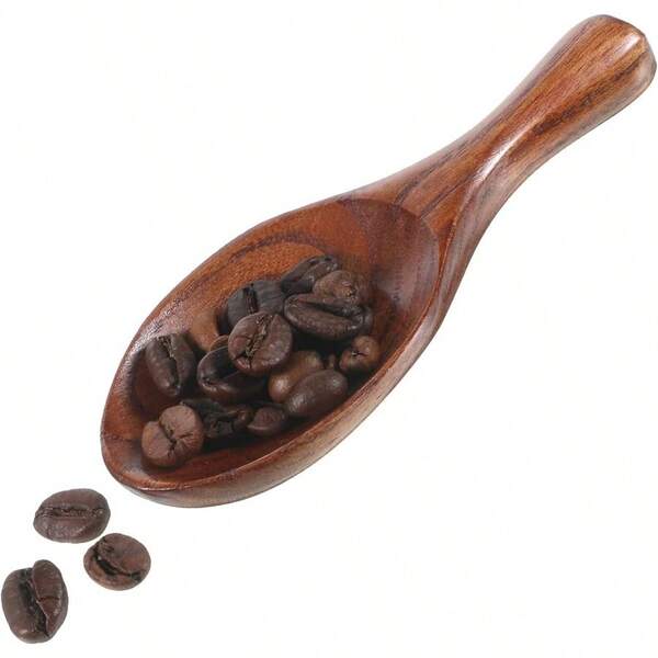 Wooden Coffee Scoop Bath Salt Scoop Multi - Purpose Kitchen Scooping Home Kitchen Accessories Measuring Coffee Beans Ground Beans Or Tea Sugar