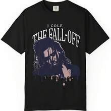 J Cole The Fall Off Tour, Album Art T-Shirt - Black - View 1