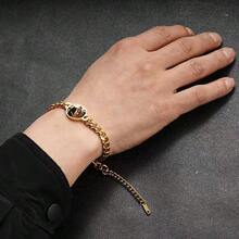 1 chiếc vòng tay cá nhân hóa, có thể in ảnh, thiết kế mắt xích kiểu , phù hợp cho cả nam và nữ, lý tưởng cho các cặp đôi, bạn bè và gia đình, món quà ngày lễ tuyệt vời, phong cách mùa hè. - Nhiều màu - Xem 2