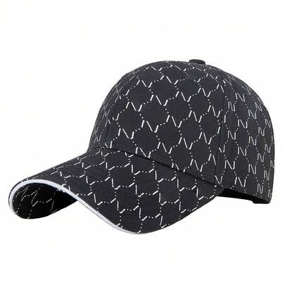 Summer New Iron Tag Breathable Flat Top Hat, Unisex Casual Sun Protection Outdoor Cap For Men And Women