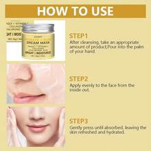 Xioimy 50克保湿亮肤维生素C面膜，富含维生素C和胶原蛋白，深层滋养、保湿、柔滑肌肤，令肌肤柔软有弹性，适合所有肤质。 - 數量 - 查看 3