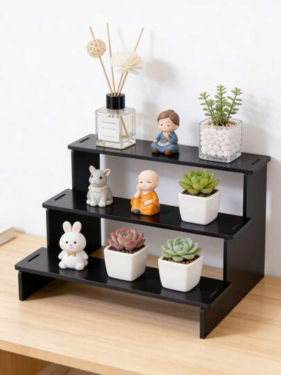 Kệ 2 tầng/1, giá đựng son môi, kệ trưng bày, giá để chậu cây nhỏ, dễ lắp đặt, thích hợp để lưu trữ đồ dùng trong nhà, phòng ăn, KTV, cửa hàng mô hình, cửa hàng bán lẻ, quà tặng Ngày của Mẹ, vật dụng cần thiết cho ký túc xá.