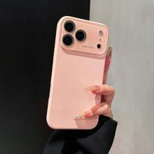 适用于 17/16/15/14/13/12 Pro Max 的 17 系列手机壳，品质卓越，高清镜头保护。 - 粉色 - 查看 2