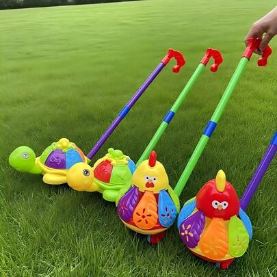 Rotating Wing Bell Animal Toy Car, Outdoor Interactive Entertainment Toy Suitable For Boys And Girls (Random Color Accessories)