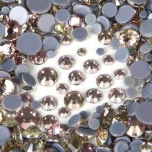 YONGNING SS6-30 Mixed Size Crystal Hot-Melt Transparent Glass Rhinestone Flat Back Decorative Pieces DIY Rhinestone Application For Shoes, Clothing, Hats And Other Daily Items - Mixed Size - View 21