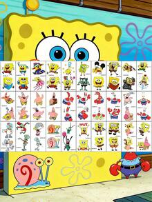 SpongeBob SquarePants 10pcs/20pcs Cartoon Character Stickers, Fun And Cute Themed Stickers Perfect For Birthday Party Favors Or Celebration Events - Multicolor - View 2