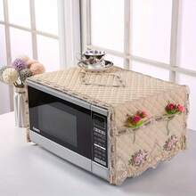 Microwave Oven Universal Cover With Storage Bag, 13.78*39.37in Oven Cover, Dust Cover, Microwave Oven Dust Cover, New Universal Full Cover, Rectangular Tablecloth, Fabric Dust And UV Protection Cover, Kitchen Protector, Machine Washable, Appliance Protector, Vibrant Design, Easy To Clean Material, Moisture-Proof, Gift For Christmas, Halloween, Thanksgiving - Microwave Oven Dust Cover - View 9