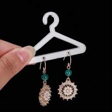 Acrylic Jewelry Stand, Hanger‑Shaped Earring Holder,Hanger-Shaped Personalized Earring Holder Rack, Acrylic Jewelry Display Stand For Earrings, Bracelets, Necklaces For Women Storage Organizer Travel Essentials Gift Back To School, Room Decor - Clear - View 8