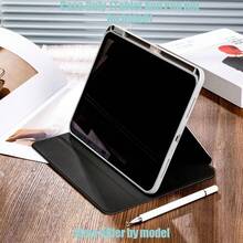 360°旋转平板电脑保护套，带笔槽，可爱小熊和小兔子图案，360°旋转书本式全方位保护，亲肤边框，多角度支架，透明亚克力背板，笔槽设计，精准开孔，轻巧便携。兼容iPad Mini 4/5/6/7、9.7/10.2/10.5/10.9/11/12.9/13英寸、Galaxy Tab 8.7/10.4/10.5/11/12.4/13.1/14.6英寸。 - 彩色 - 查看 5