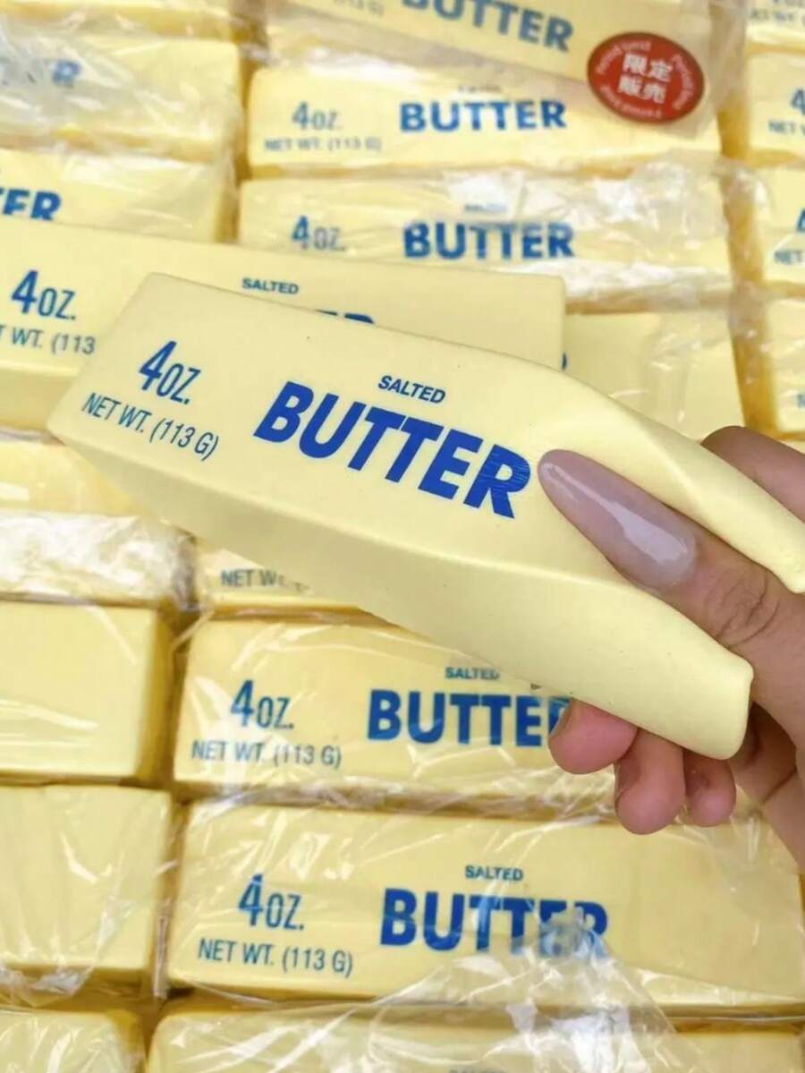 Juguete de barra de mantequilla calmante - Hidratante y suave, ayuda a aliviar la ansiedad, el TDAH y el estrés - Multicolor - Ver 1