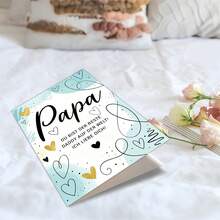1张手工制作的父亲节贺卡，表达爱与感激，适用于父亲节、生日或任何特殊场合，附赠信封 - 套裝 - 查看 9