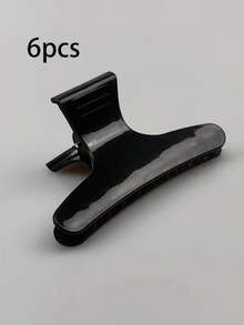 Hair Clips, Non-Slip Strong Alligator Clips, Essential Hairstyling Tool - Black - View 4