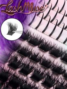 Fengxiu Eyelash Russian Lash Extensions Spikes Lash Individuals XZM150D Volume Eyelash Clusters D-Curly Lash Clusters Kit 8-16MM DIY Eyelash Extensions,3 Styles Lash Clusters Spike Lashes Individual Lash Clusters,Multi-Type Natural Look, Reusable Individual Segmented False Eyelashes Wispy&Ultra Soft DIY Eyelash Extension At Home - D - View 6