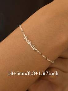 1 chiếc vòng tay khắc nhiều tên cá nhân hóa, vòng tay tùy chỉnh với 1-3 tên, vòng tay tối giản, vòng tay thiết kế riêng, khắc tên theo yêu cầu, quà tặng cá nhân hóa, vòng tay bạc dành cho mẹ, vòng tay khắc họ, quà tặng Ngày của Mẹ, quà tặng cho người lớn tuổi trong gia đình. - Nhiều màu - Xem 5