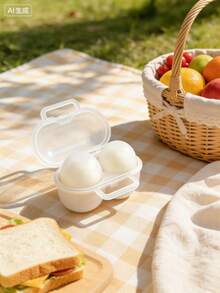 Fresh-Keeping & Dust-Proof Grid Design Separates Each Egg Individually, Blocking Dust, Moisture And Odor To Keep Eggs Clean And Fresh Longer In Fridge. - Egg Tray03 - View 3