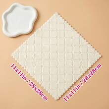 3/6/10/20 Paños de cocina altamente absorbentes y suaves, trapos de limpieza de microfibra reutilizables e impresos, adecuados para la cocina, el hogar, el coche, la cafetería y la limpieza del bar - Albaricoque - Ver 5