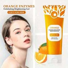 Orange Exfoliating Gel For Face And Body, New Deep Pore Orange Peeling Scrub, Cleaning Pores, Remove Blackheads Moisturize Cleansing, Facial Exfoliating Gel For All Types Skin YCJ9 - Orange 1PC - View 3
