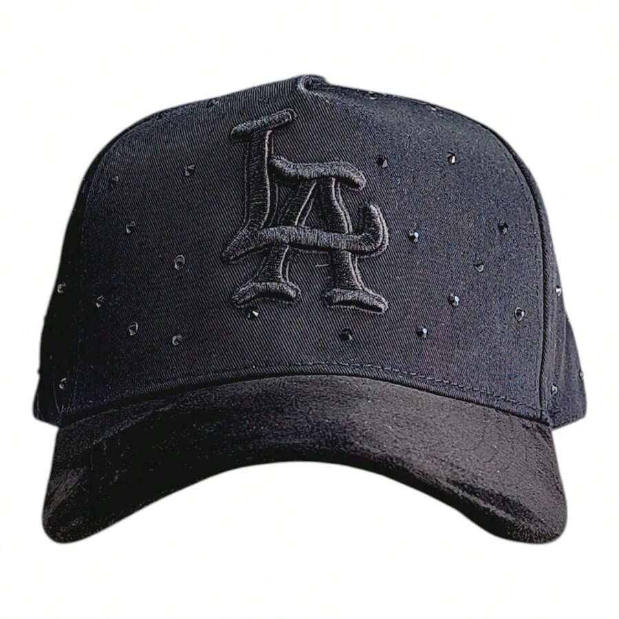 High-Quality LA Triple Black Dandy Cap - Black - View 1