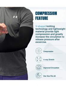 3/2/1 Pack UV Protection Arm Sleeves - Cooling, Compression, Tattoo Cover - Suitable For Men, Women, Teens - Multicolor - View 7