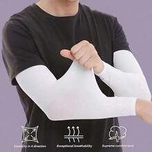 4-Pack UV Protection UPF 50 Sun Protection Sports Compression Cooling Sleeves, Men's Basketball Sleeves, School Halloween Accessories, Winter Glove Sleeves, White Glove Arm Sleeves, Autumn Clothing Halloween Costume Black Sleeves, Men's Gift - 彩色 - 查看 6