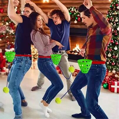 1pc Swing Game, Hammock Party Bucket Game, Trains Eye-Hand Coordination, Fun Multiplayer Interactive Game, Suitable For Graduation, Wedding, Birthday Parties, Outdoor, Team Building, Garden