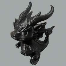 1pc 3D Printed Baby Dragon Animal Collectible Ornament, Simple And Realistic Design - Home Decor Dragon Statue Ornament, Suitable For Christmas, Halloween, Valentine's Day, Etc. - Indoor/Outdoor Use, Holiday Home Decoration | Bookshelf, Shelf, Garden Decoration, Etc., Indoor Ornament, Outdoor Ornament - Multicolor - View 7