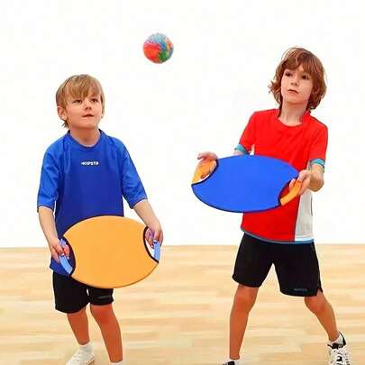 1pc Outdoor Elastic Ball And Catch Tray Sensory Training Equipment, For Parent-Child Sports Games, Gymnastics Games, Sports Games, Kindergarten Group Games