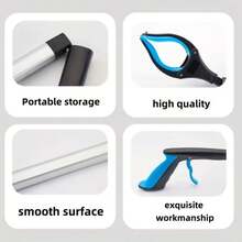 Grabbing Tool, Sturdy Foldable Grabber Tool Suitable For Elderly, Magnetic Wide Jaw Litter Picker, Strong Magnet Lightweight Trash Picker - Multicolor - View 4