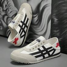 情侣款 Thomas 鞋（薄底、轻便、易穿脱），柔软轻盈，适合春夏穿着或叠穿，方便旅行或日常休闲穿着，高品质流行通勤简约鞋，男女皆宜，时尚花卉、牛仔、帆布、网布休闲运动鞋（多种颜色可选） - 黑色 - 查看 3